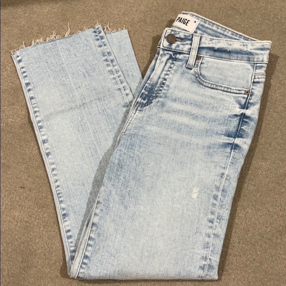PAIGE Hoxton Straight Crop - Pasadena Raw Hem